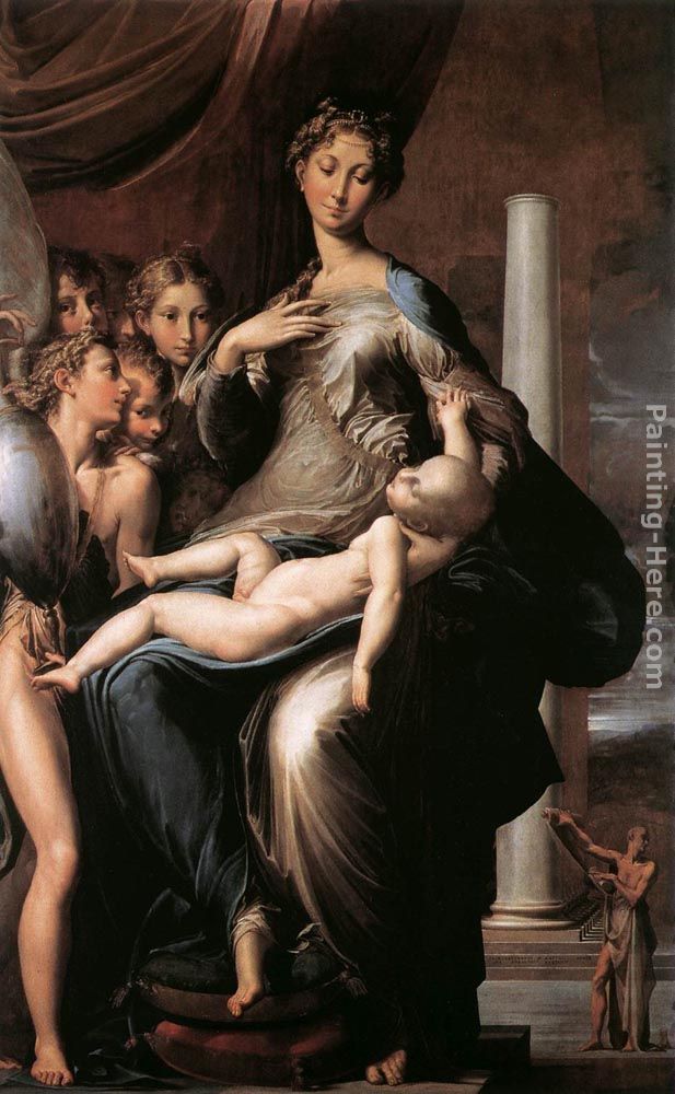 Madonna dal Collo Lungo (Madonna with Long Neck) painting - Parmigianino Madonna dal Collo Lungo (Madonna with Long Neck) art painting